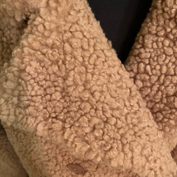 Teddy bear coat. Never worn. - Picture 2 of 5